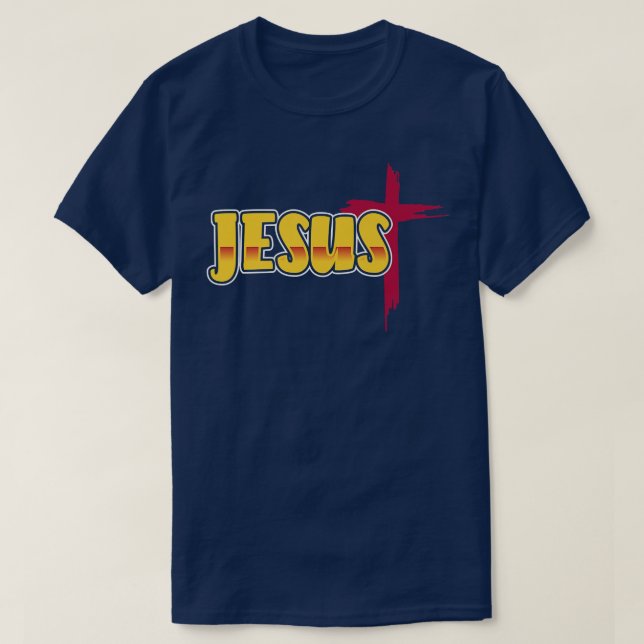 Bible Verse Jesus Premium T Shirt (Design framsida)