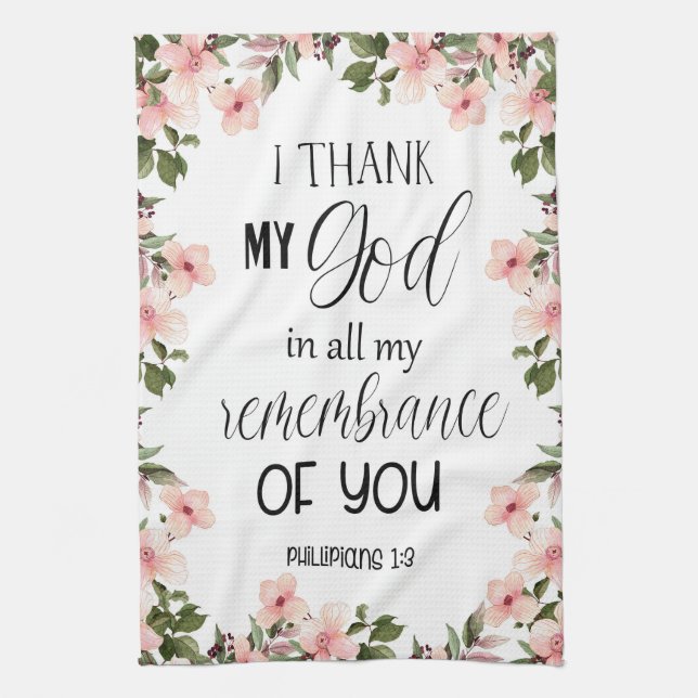 Bible verse Kitchen Towel Kökshandduk (Vertikal)