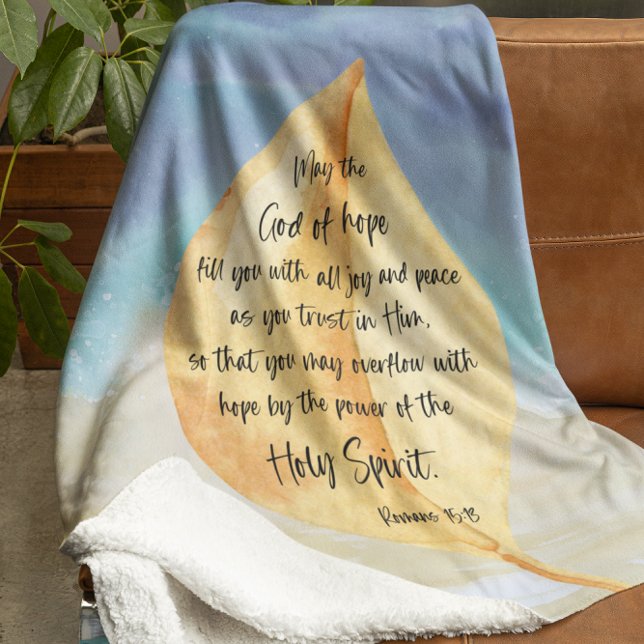 Bible verse Löv Fleece Blanket (Skapare uppladdad)