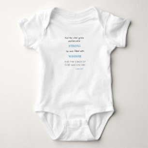 Bible Verse Luke 2:40 T Shirt