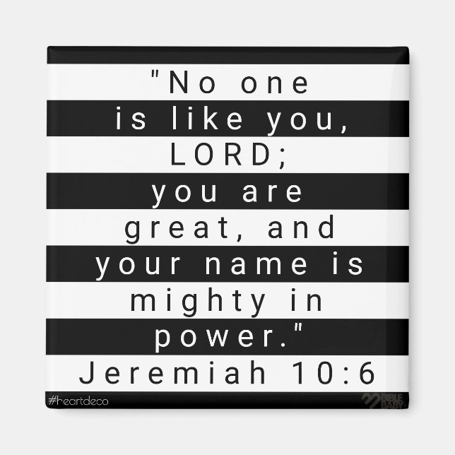 Bible Verse Magnet - Jeremiah (Framsidan)