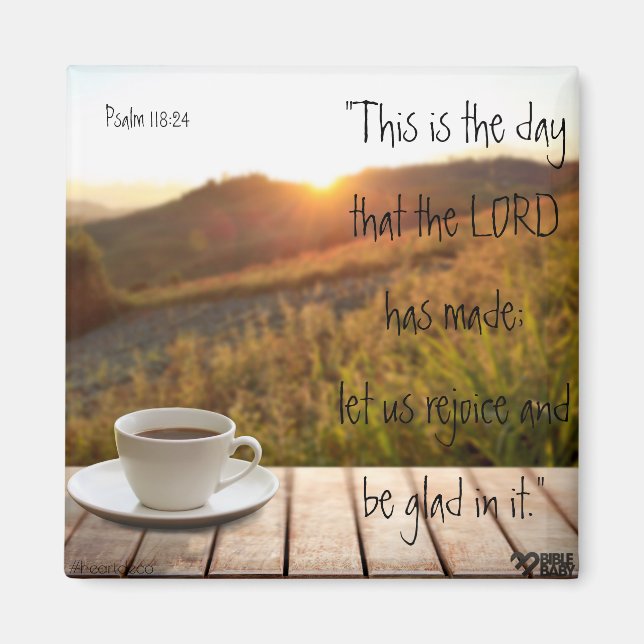 Bible Verse Magnet - Psalm 118 (Framsidan)