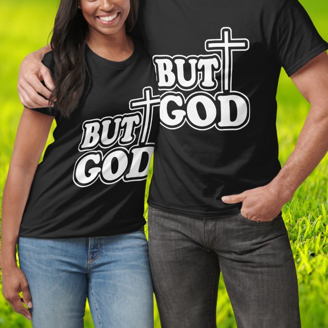 Bible Verse " Men Gud " T Shirt (Church Event,)