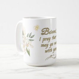 Bible Verse Mug John 14:3 Elegant Design Kaffemugg