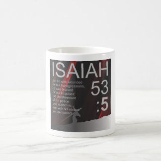 Bible Verse Mugg Dag 5, ISAIAH 53:5