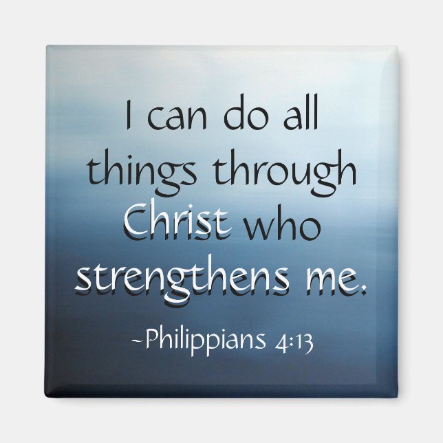 Bible Verse Ocean Luft Magnet (Framsidan)