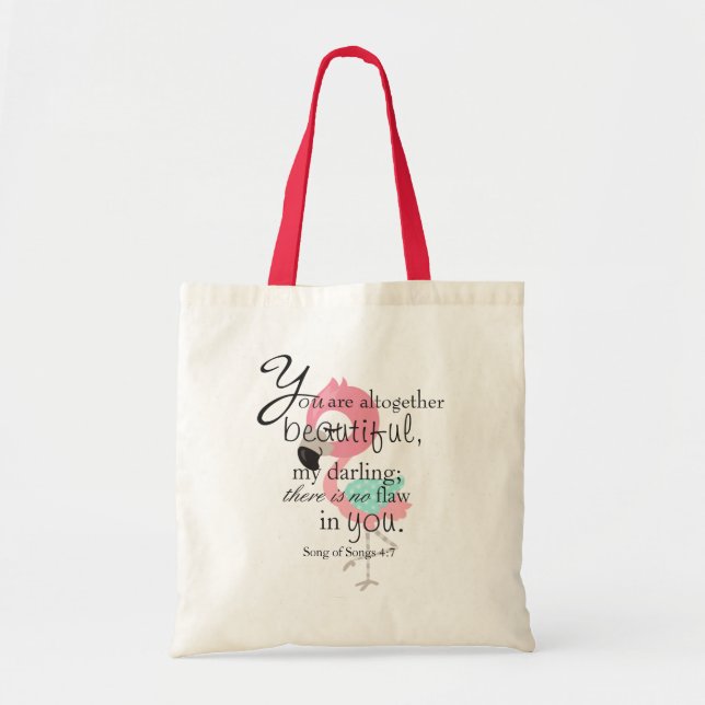 Bible Verse om Beauty Tygkasse (Framsidan)