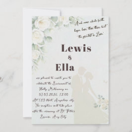 Bible verse ortodox bröllopsinbjudan inbjudningar