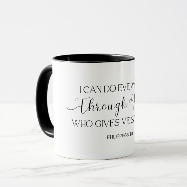 Bible Verse på Mugg (Framsida vänster)