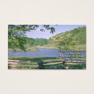 Bible Verse Personkort Visitkort