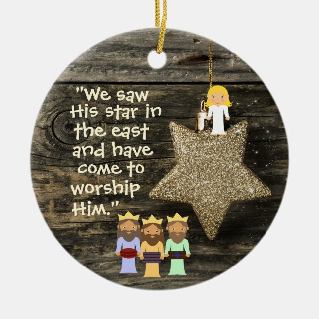 Bible Verse Personlig jul Ornament (Framsidan)