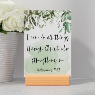 Bible Verse Philippians Card Bordsnummer