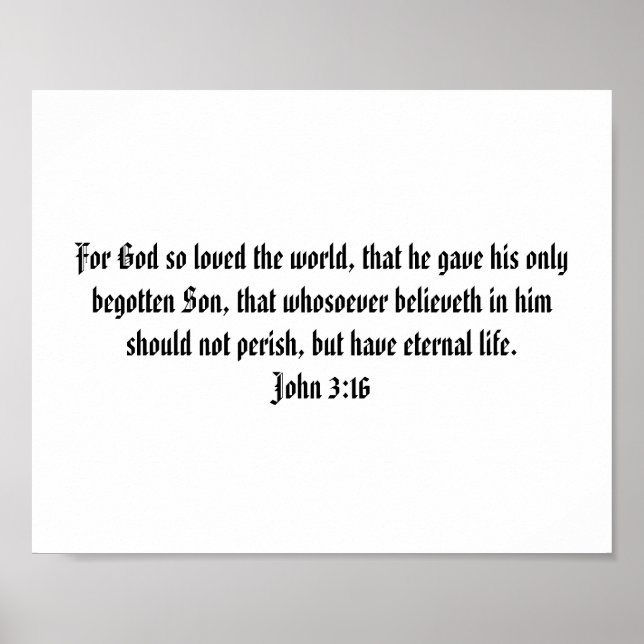 Bible Verse Poster Print Template To Personalize (Framsidan)