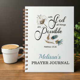 BIble Verse Prayer journal Anteckningsbok