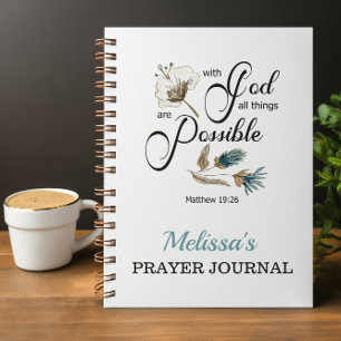 BIble Verse Prayer journal Anteckningsbok