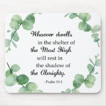 Bible verse Psalm 91 Eucalyptus, kristen andedräkt