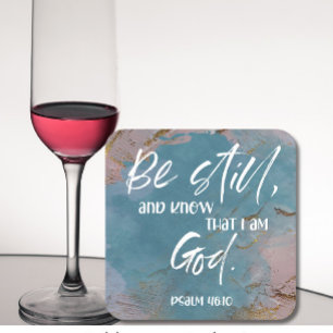 Bible verse Psalm Underlägg Papper Kvadrat