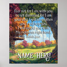Bible Verse Quote Boys Forest Playground Kids Art