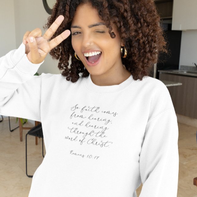 Bible Verse Romans Scripture White Women T Shirt (Skapare uppladdad)