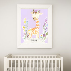 Bible Verse Safari Nursery Photo Fototryck