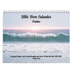 Bible Verse Scripture Calendar Psalms Kalender