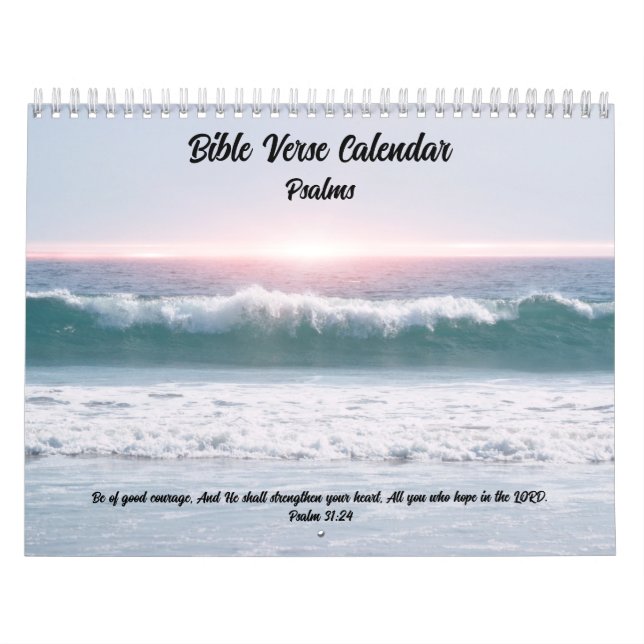 Bible Verse Scripture Calendar Psalms Kalender (Omslag)