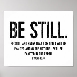 Bible Verse Scripture Christian Typography Poster