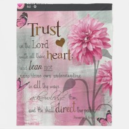 Bible Verse Soft Fleece Blanket