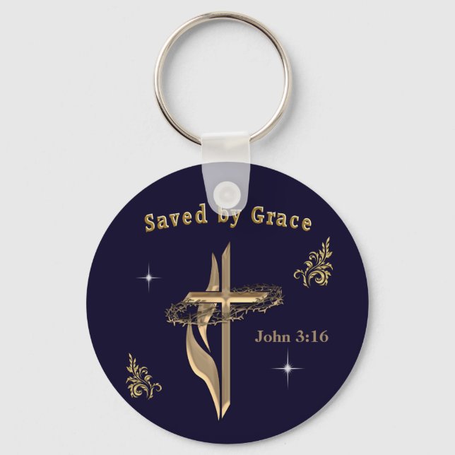 Bible Verse sparad av Grace Nyckelring (Framsida)