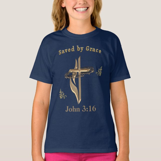 Bible Verse sparad av Grace T Shirt (Framsida)