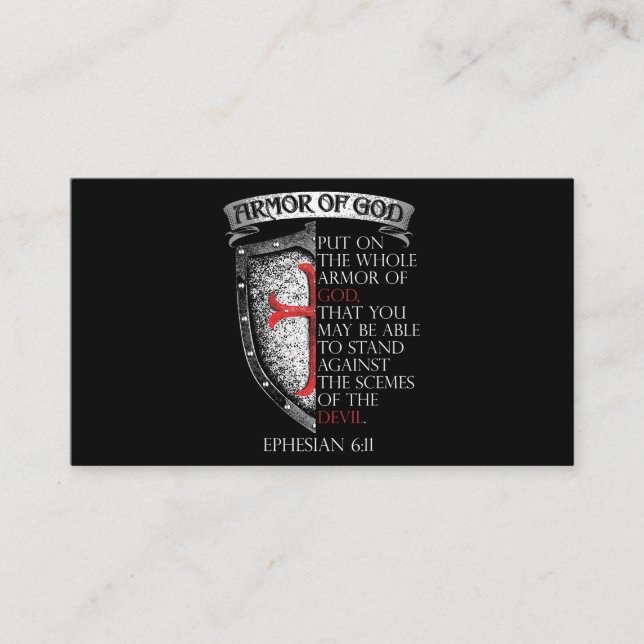 Bible Verse T är perfekt Christian catholbible Visitkort (Framsida)