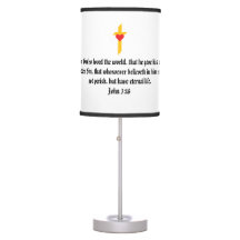 Bible Verse Template to Personalize Lamp