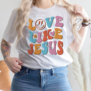 Bible Verse Trendig Shirt, Kärlek som Jesus T Shirt