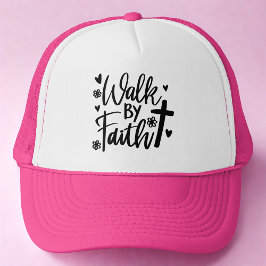 Bible Verse Walk by Faith Truckerkeps