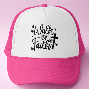 Bible Verse Walk by Faith Truckerkeps