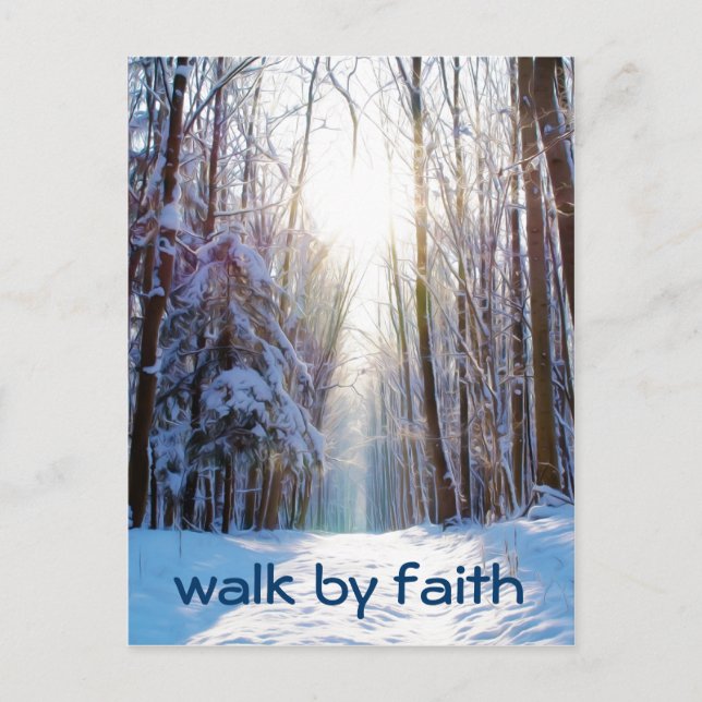 Bible Verse Walk by Faith Vykort (Framsida)
