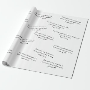 Bible Verse Wrapping Papper för skatt, gåva till Presentpapper