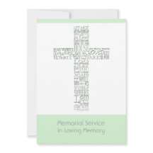 Bible Verses från John 14 Memorial Service 10