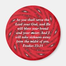 Bible Verses Healing Scripture Quote Exodus 23:25