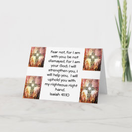 Bible Verses Inspirational Quote Isaiah 41:10 Kort