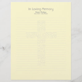 Bible Verses John14 Funeral Bok Filler Page 12