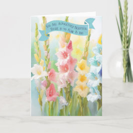 Bible Verses Mor Day, Solomon 4:7, Lilies Helgkort