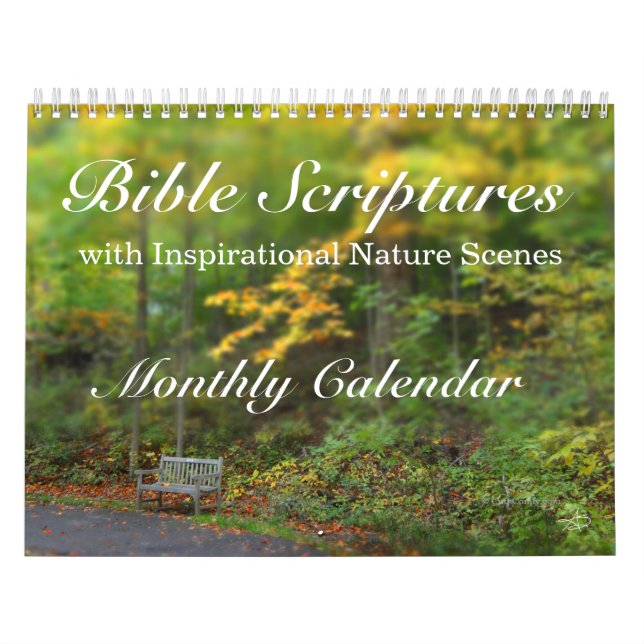 Bible Verses Scripture Nature Scenes Kalender (Omslag)