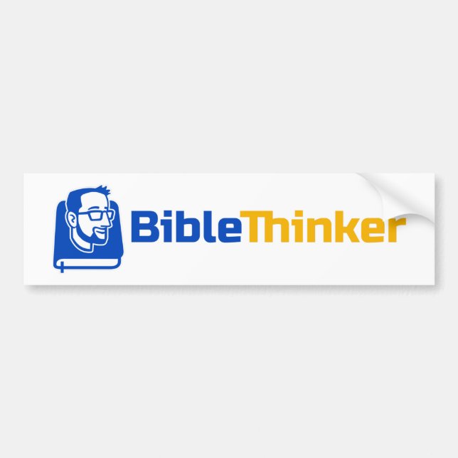 BibleThinker Bumper-etikett Bildekal (Framsidan)