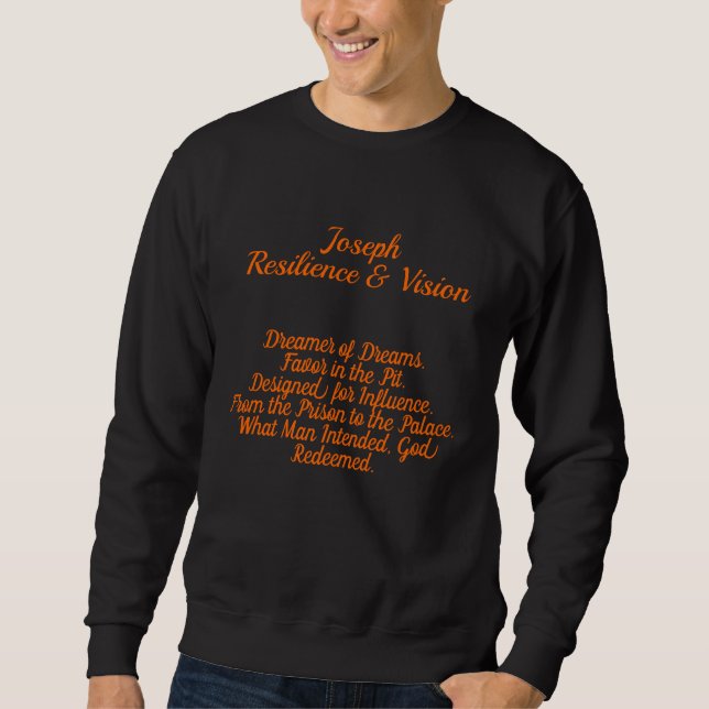 Biblical Resilience Graphic Sweatshirt (Framsida)
