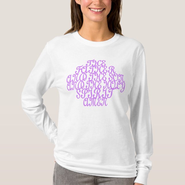 BIBLICAL SNÖRE..(lila) Tee (Framsida)