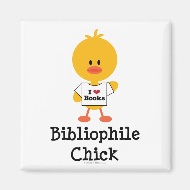 Bibliofil Chick Magnet (Framsidan)
