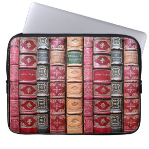 Bibliofil Gamle Bok Bibliotek Laptop Fodral