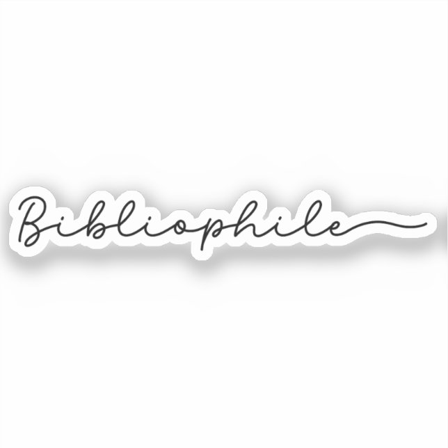 Bibliofil Klistermärken (Framsida)