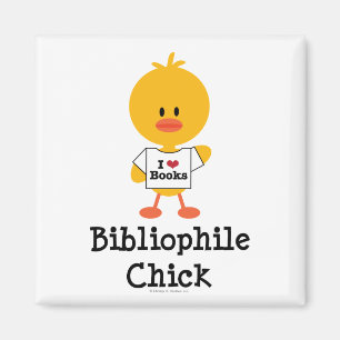 Bibliofilchickmagnet Magnet